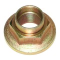 Midwest Fastener 20mm-1.5 x 23mm Zinc Plated Steel Extra Fine Thread Spindle & Axle Nuts 2PK 75522